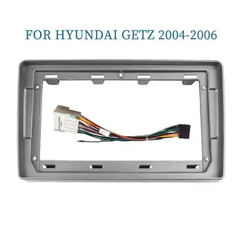 9 Дюймов Для Hyundai GETZ 2004-2006 Левое Колесо Автомобиля Радио Android MP5 GPS Стерео Плеер 2 Din Головное Устройство Передняя Панель Приборная Панель Рамка
